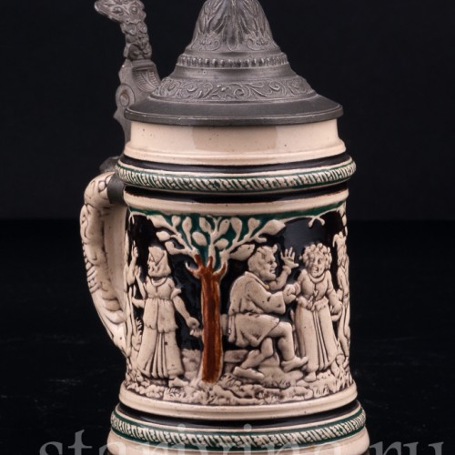 Кувшин и шесть кружек, Dumler & Breiden, Германия, кон. 19 - нач. 20 вв