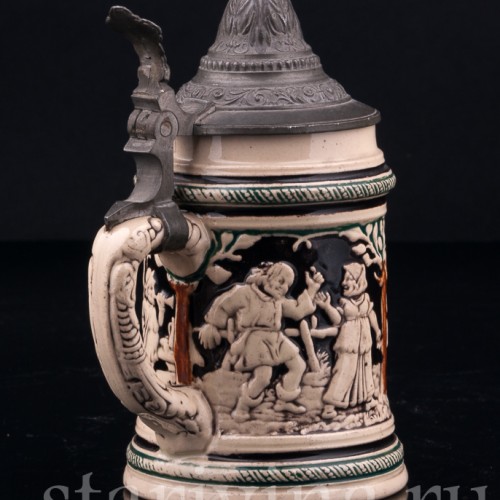 Кувшин и шесть кружек, Dumler & Breiden, Германия, кон. 19 - нач. 20 вв