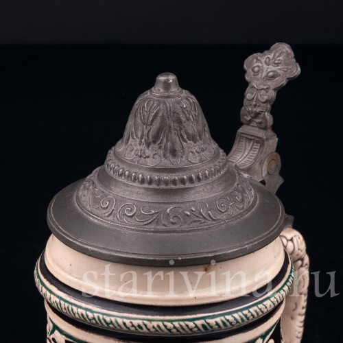 Кувшин и шесть кружек, Dumler & Breiden, Германия, кон. 19 - нач. 20 вв