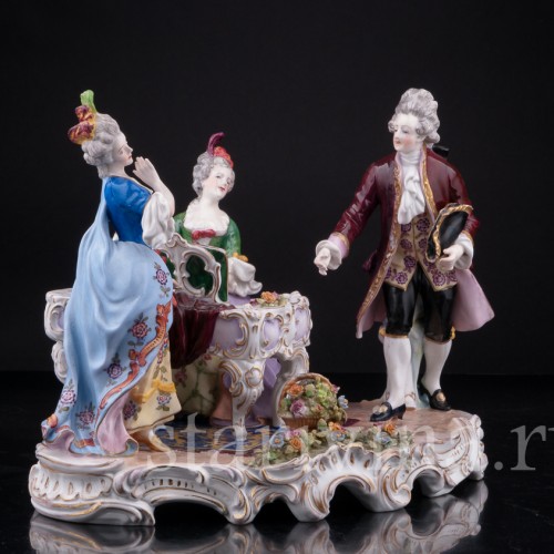 Композиция, У фортепиано, E. A. Muller, Германия, нач. 20 в