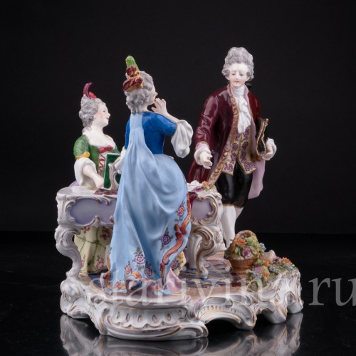 Композиция, У фортепиано, E. A. Muller, Германия, нач. 20 в