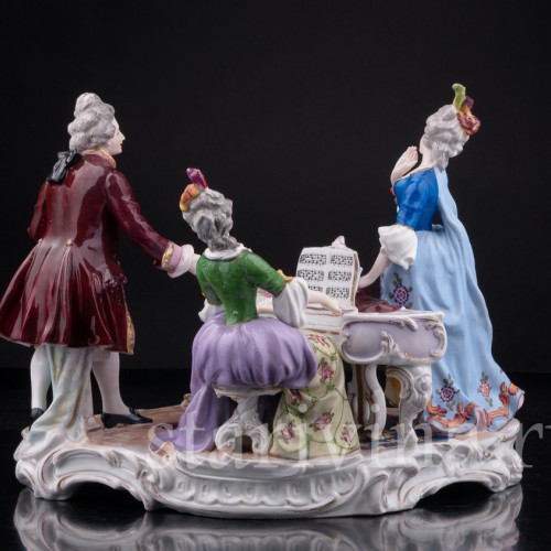 Композиция, У фортепиано, E. A. Muller, Германия, нач. 20 в