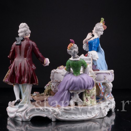 Композиция, У фортепиано, E. A. Muller, Германия, нач. 20 в