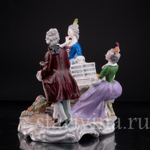 Композиция, У фортепиано, E. A. Muller, Германия, нач. 20 в