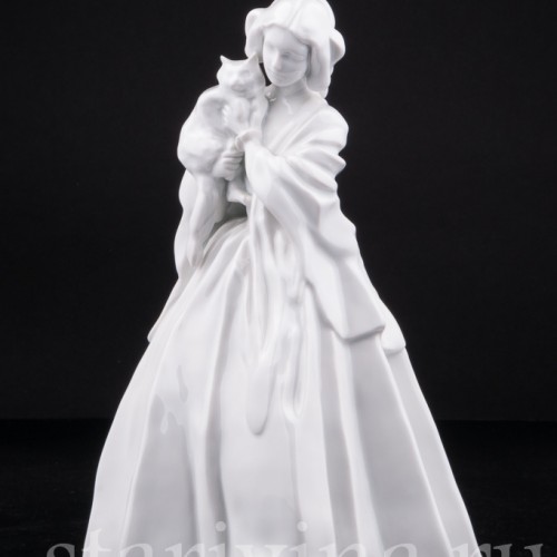 Девушка с кошкой, Volkstedt, Германия, вт. пол. 20 в