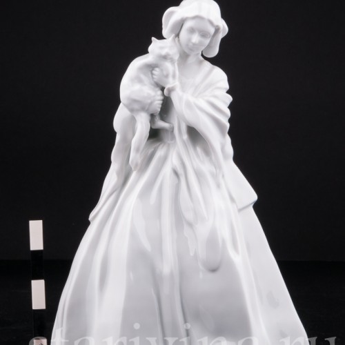 Девушка с кошкой, Volkstedt, Германия, вт. пол. 20 в