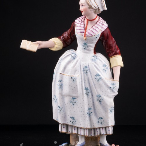 Дама с письмом, Samson, Франция, 19 в