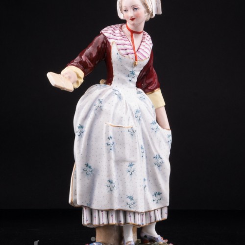 Дама с письмом, Samson, Франция, 19 в