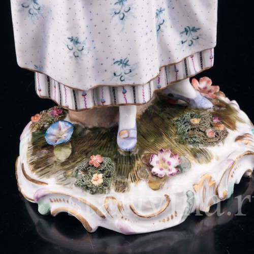 Дама с письмом, Samson, Франция, 19 в