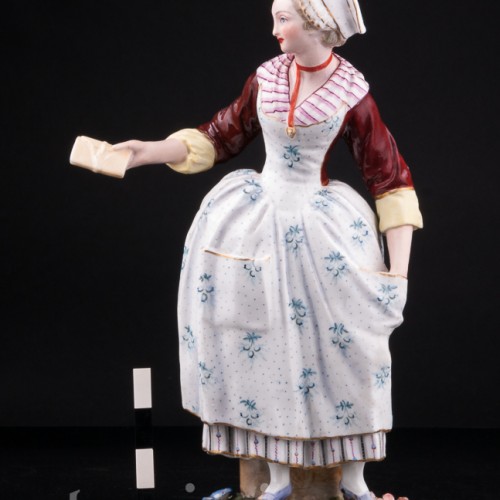 Дама с письмом, Samson, Франция, 19 в