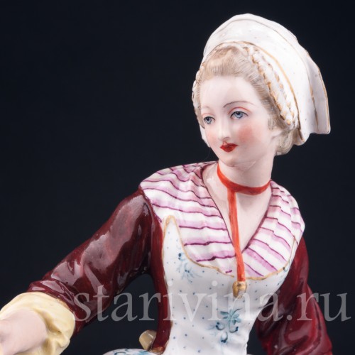 Дама с письмом, Samson, Франция, 19 в