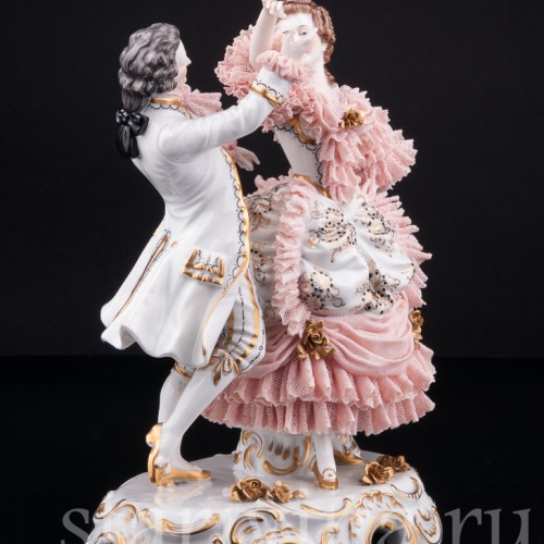 Танцующая пара, кружевная, Muller & Co, Германия, 1920-30 гг