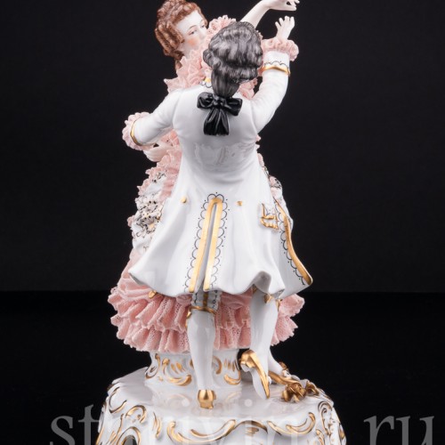 Танцующая пара, кружевная, Muller & Co, Германия, 1920-30 гг