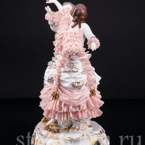 Танцующая пара, кружевная, Muller & Co, Германия, 1920-30 гг