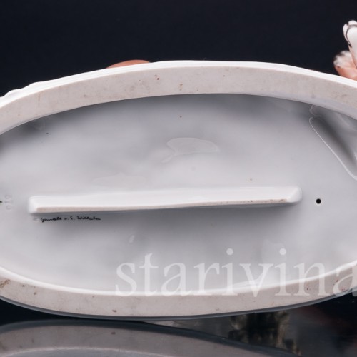 Статуэтка животных из фарфора Косули, Rosenthal, Германия, 1930 гг.