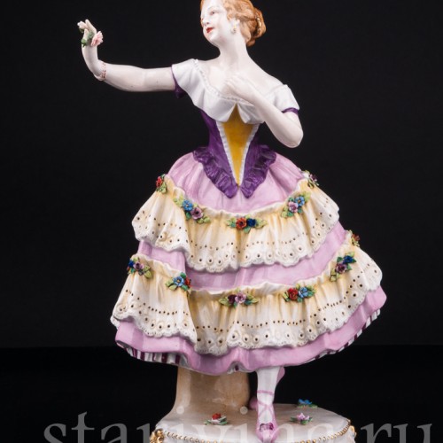 Балерина с цветком, Тюрингия, Германия, кон. 19 в