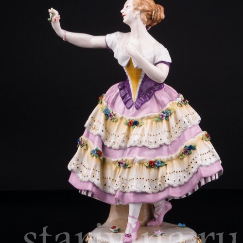 Балерина с цветком, Тюрингия, Германия, кон. 19 в