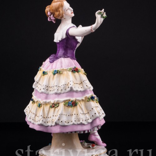 Балерина с цветком, Тюрингия, Германия, кон. 19 в