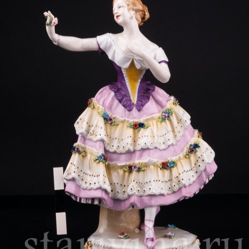 Балерина с цветком, Тюрингия, Германия, кон. 19 в