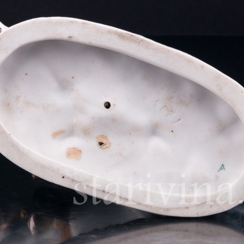 Антикварная фигурка из фарфора Всадник, Dressel, Kister & Co, Германия, кон. 19 - нач. 20 вв.