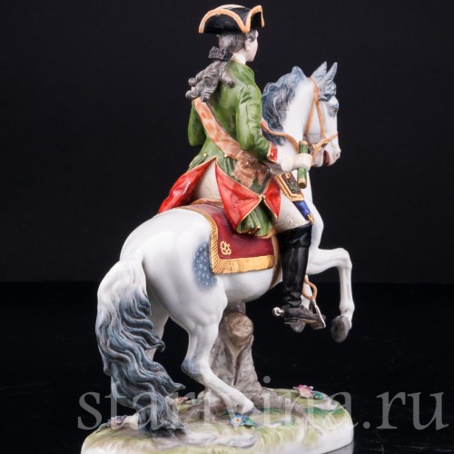 Антикварная фигурка из фарфора Всадник, Dressel, Kister & Co, Германия, кон. 19 - нач. 20 вв.