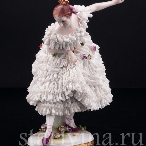 Фанни Эльслер, кружевная, Volkstedt, Германия, до 1935 г