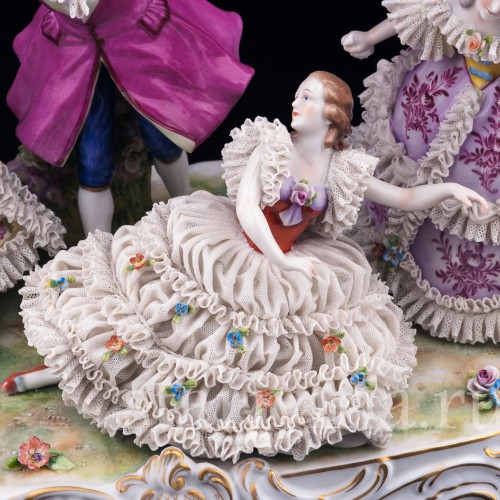 "Жмурки", кружевная, Muller & Co, Германия, нач. 20 в