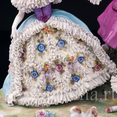 "Жмурки", кружевная, Muller & Co, Германия, нач. 20 в