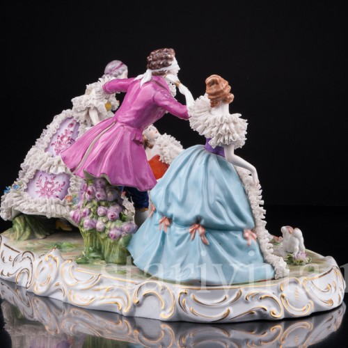 "Жмурки", кружевная, Muller & Co, Германия, нач. 20 в