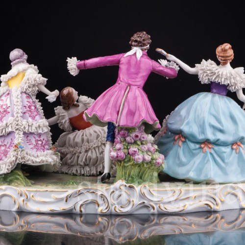 "Жмурки", кружевная, Muller & Co, Германия, нач. 20 в