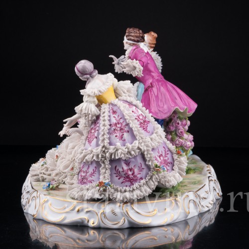 "Жмурки", кружевная, Muller & Co, Германия, нач. 20 в