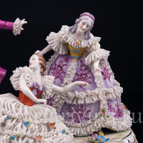 "Жмурки", кружевная, Muller & Co, Германия, нач. 20 в