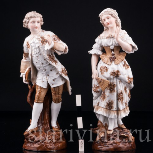 Галантная пара, Richard Eckert & Co, Германия, 19 в