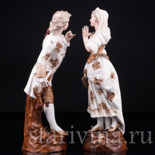 Галантная пара, Richard Eckert & Co, Германия, 19 в