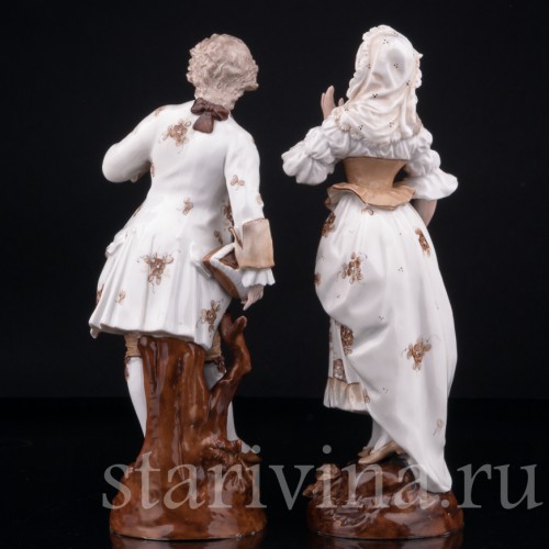 Галантная пара, Richard Eckert & Co, Германия, 19 в