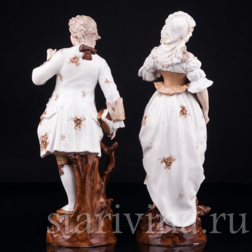 Галантная пара, Richard Eckert & Co, Германия, 19 в