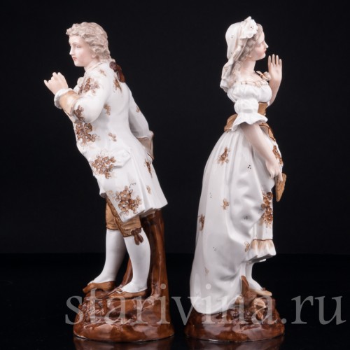 Галантная пара, Richard Eckert & Co, Германия, 19 в