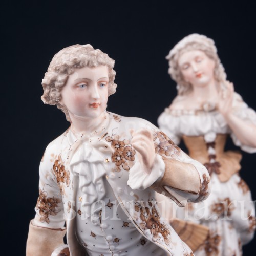 Галантная пара, Richard Eckert & Co, Германия, 19 в