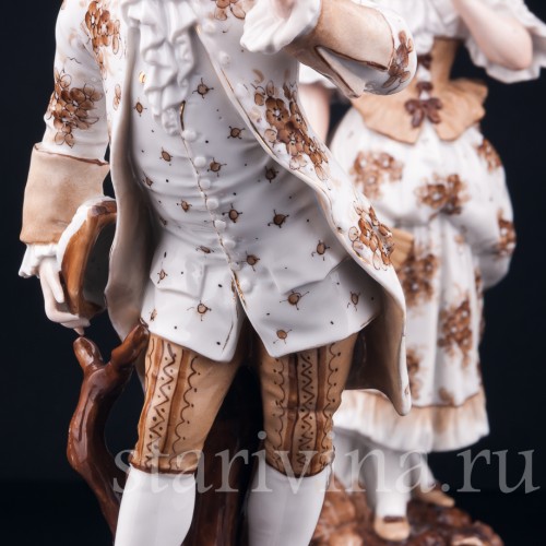 Галантная пара, Richard Eckert & Co, Германия, 19 в