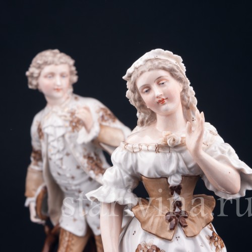 Галантная пара, Richard Eckert & Co, Германия, 19 в