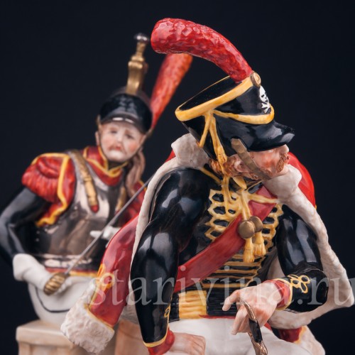 Гусар и Кирасир, Capodimonte, Италия, сер. 20 в