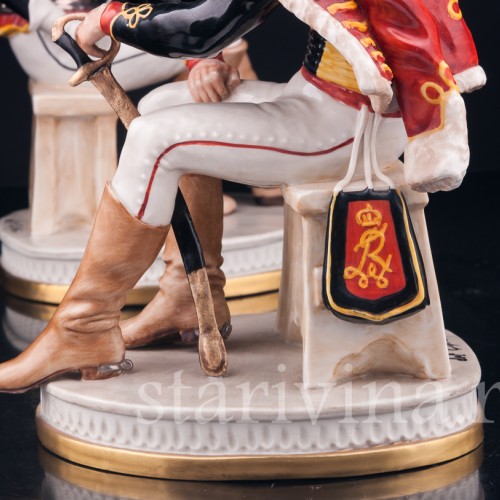 Гусар и Кирасир, Capodimonte, Италия, сер. 20 в