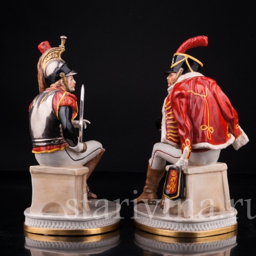 Гусар и Кирасир, Capodimonte, Италия, сер. 20 в