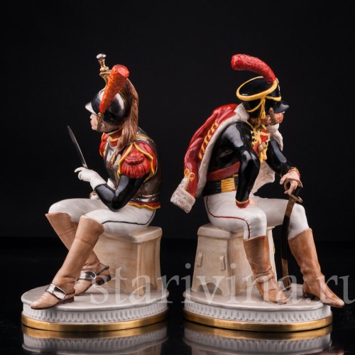 Гусар и Кирасир, Capodimonte, Италия, сер. 20 в