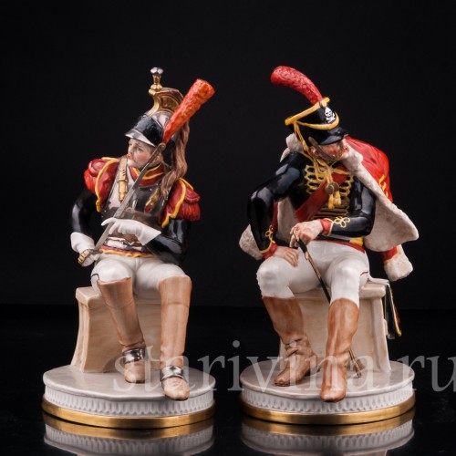 Гусар и Кирасир, Capodimonte, Италия, сер. 20 в