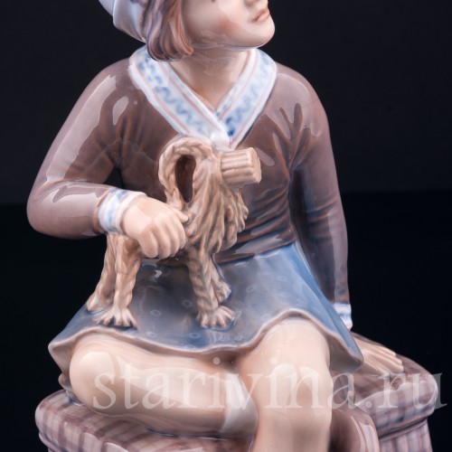 Девочка с рождественским козликом, Dahl Jensen, Дания