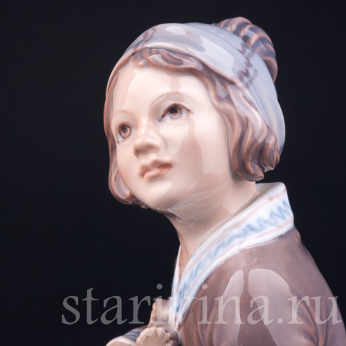 Девочка с рождественским козликом, Dahl Jensen, Дания