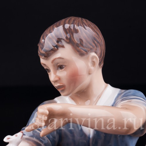 Мальчик с мышкой, Dahl Jensen, Дания, сер. 20 в