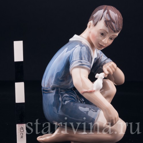Мальчик с мышкой, Dahl Jensen, Дания, сер. 20 в