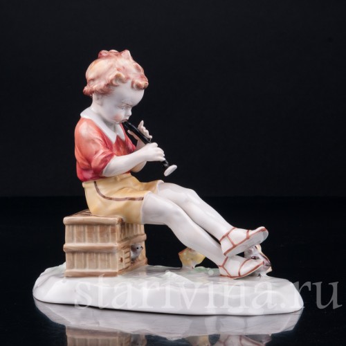 Мальчик с дудочкой, Metzler & Ortloff, Германия, сер. 20 в